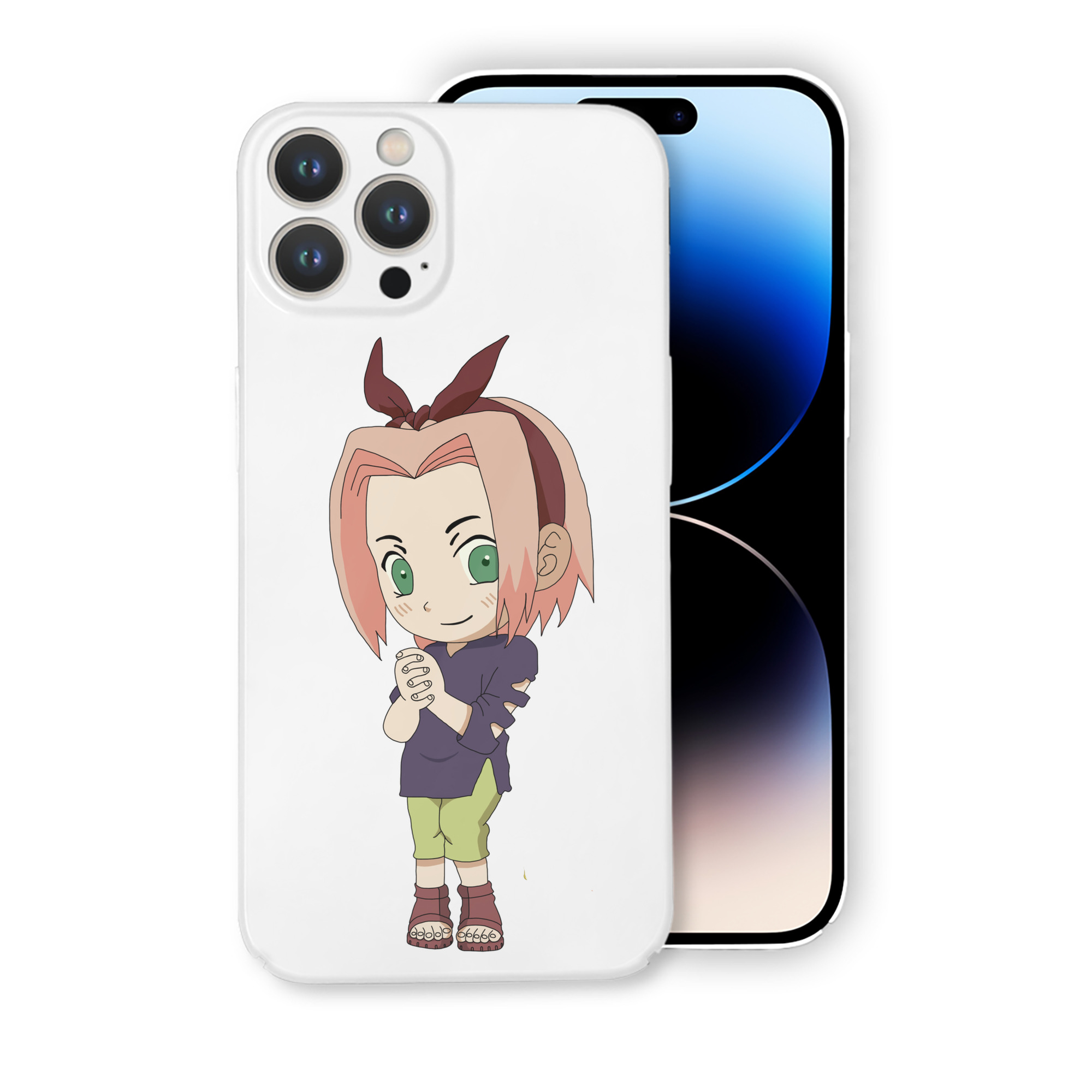 （画像用） NARUTO -ナルト- 春野サクラ Haruno Sakura 【iPhone 14シリーズ対応】ハードケース